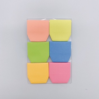 <Kennyart巨城>馬梯型螢光便利貼/便條紙/便利貼/標籤貼/N次貼/筆記貼/計事貼/萬用貼