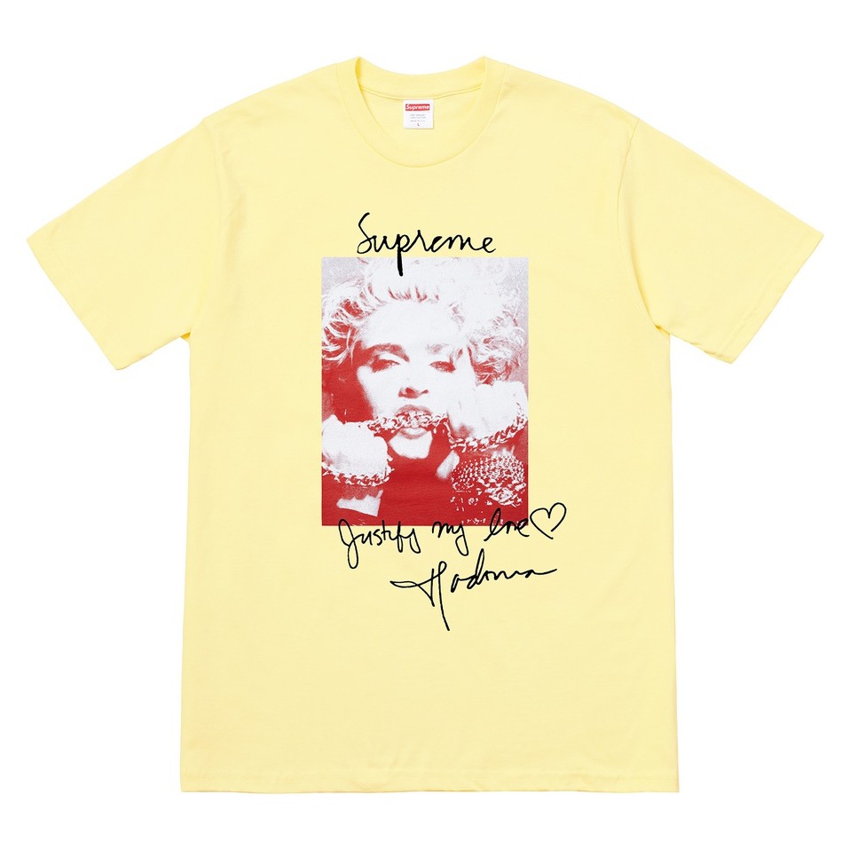 yellow supreme tee
