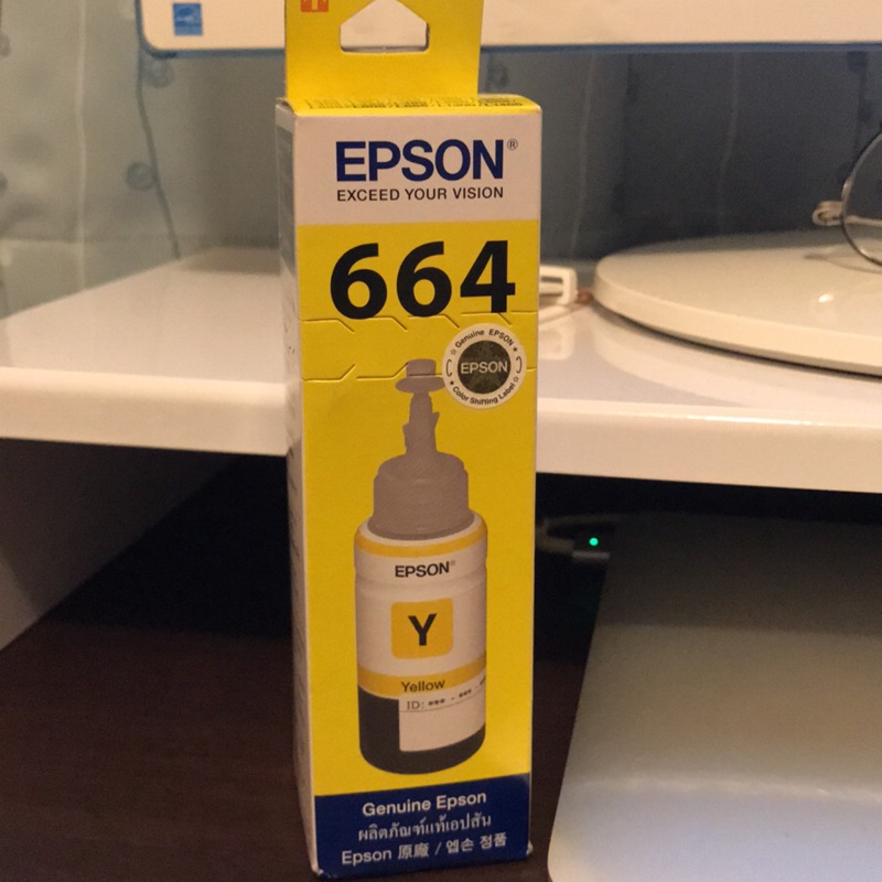 《現貨可立即出貨》Epson 664 原廠黃色墨水 （T664400)