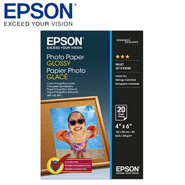 EPSON C13S042546 4x6 超值光澤相紙(20張入)  S042546  公司貨 現貨供應中