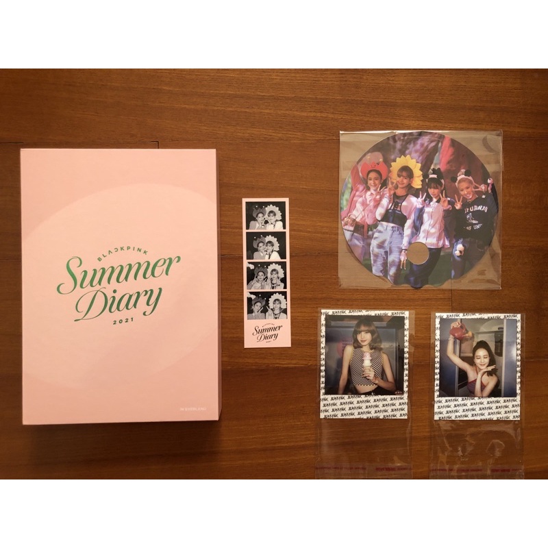 「拆售」BLACKPINK 2021 SUMMER DIARY 4+1 夏日日記 官方 專輯 DVD 小卡 寫真 五週年