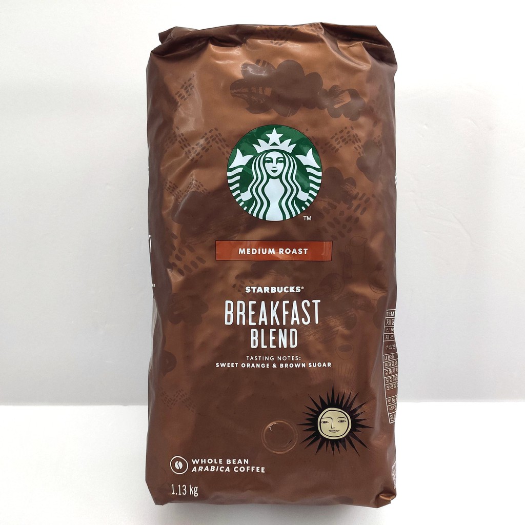 STARBUCKS 早餐綜合咖啡豆每包1.13公斤 D614575  COSCO代購
