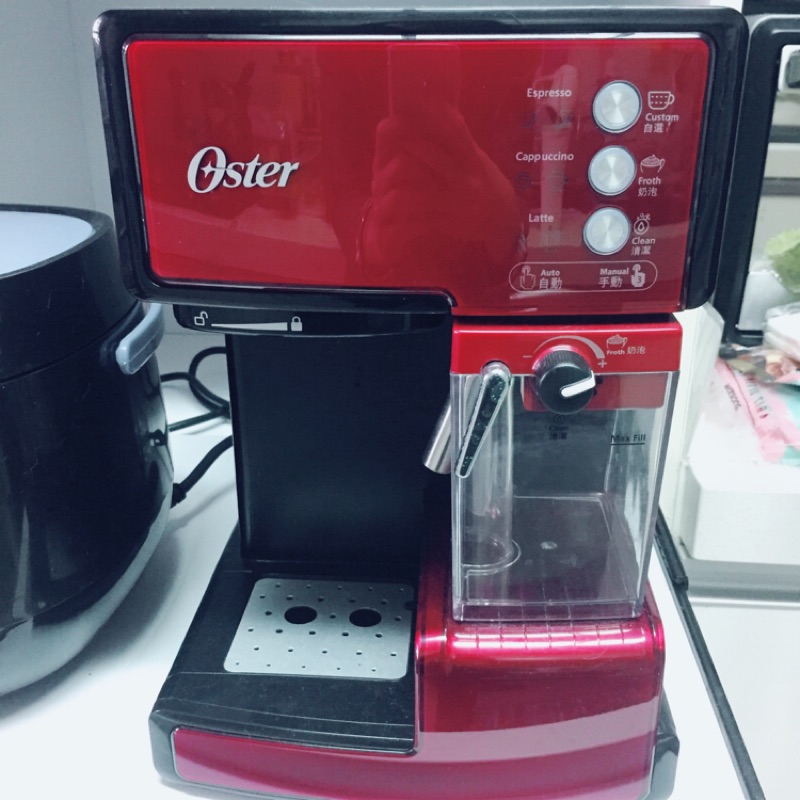 oster奶泡大師義式咖啡機