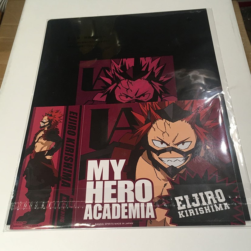 B-8 櫃 ： MY HERO ACADEMIA 我的英雄學院 切島 鋭兒郎 資料夾 貼紙組　天富玩具店