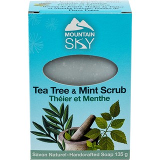 (賠本出清)加拿大原裝進口Mountain SKY手工精油潔顏皂 洗澡洗臉(茶樹薄荷) 135g 類似布朗博士.伍斯博士
