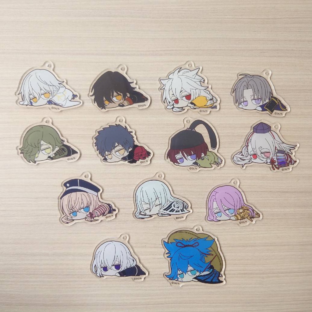 刀劍亂舞 日版 趴趴 壓克力吊飾 鶴丸 大俱利伽羅 小狐丸 長谷部 鶯丸 同田貫 石切丸 今劍 亂 江雪 蜂須賀 骨喰