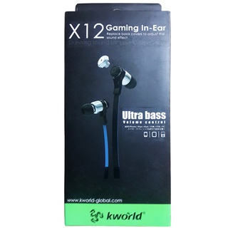 【Kworld 廣寰】入耳式電競線控耳機內線麥克風KW-X12