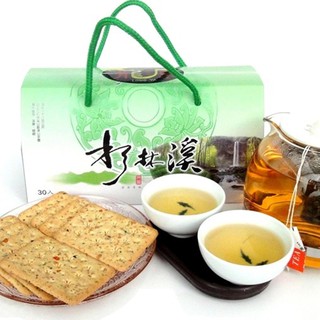 【龍源茶品】杉林溪高山烏龍茶包禮盒(30包/盒-3g/小包/高山茶包)-杉林溪茶包│SGS最高專案檢驗合格茶包│茶包提盒