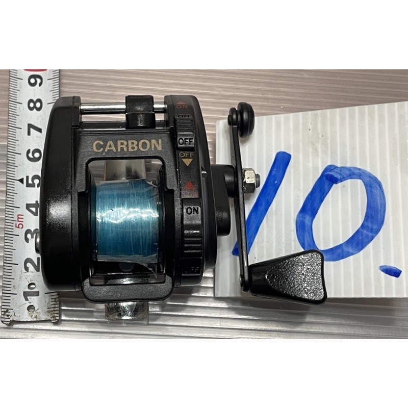 采潔 日本二手外匯釣具 CARBON MC-II 小烏龜 路亞 鐵板 二手釣具 釣竿 捲線器 編號M10