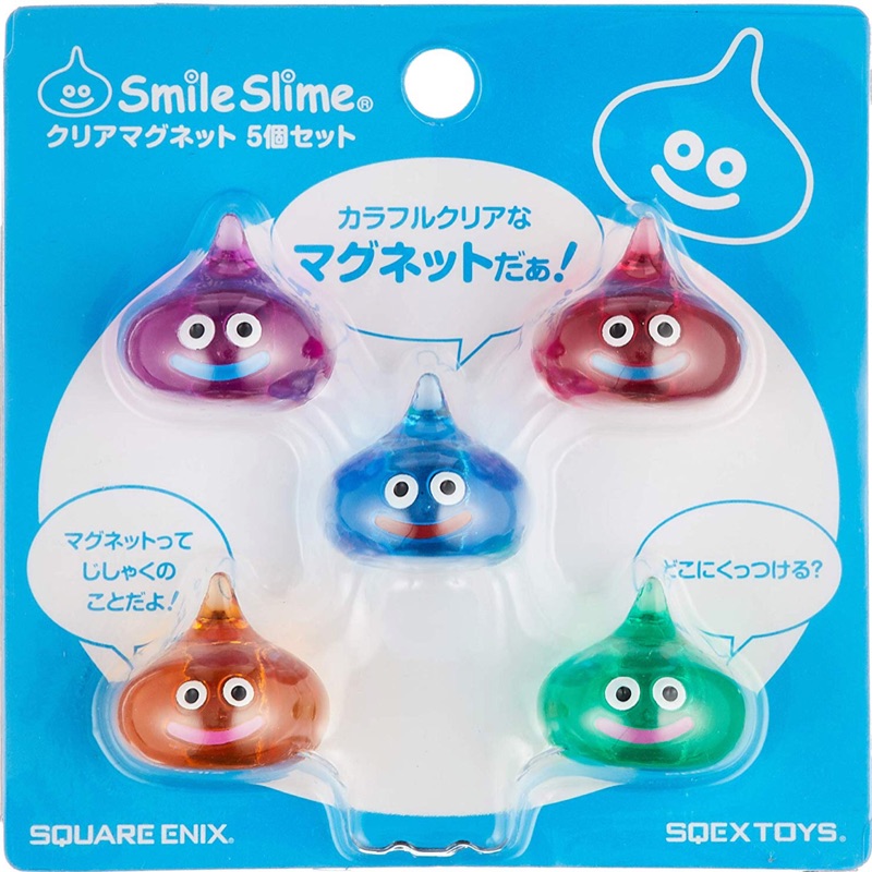 【現貨】🇯🇵日本 Smile Slime勇者鬥惡龍 史萊姆磁鐵（5入）