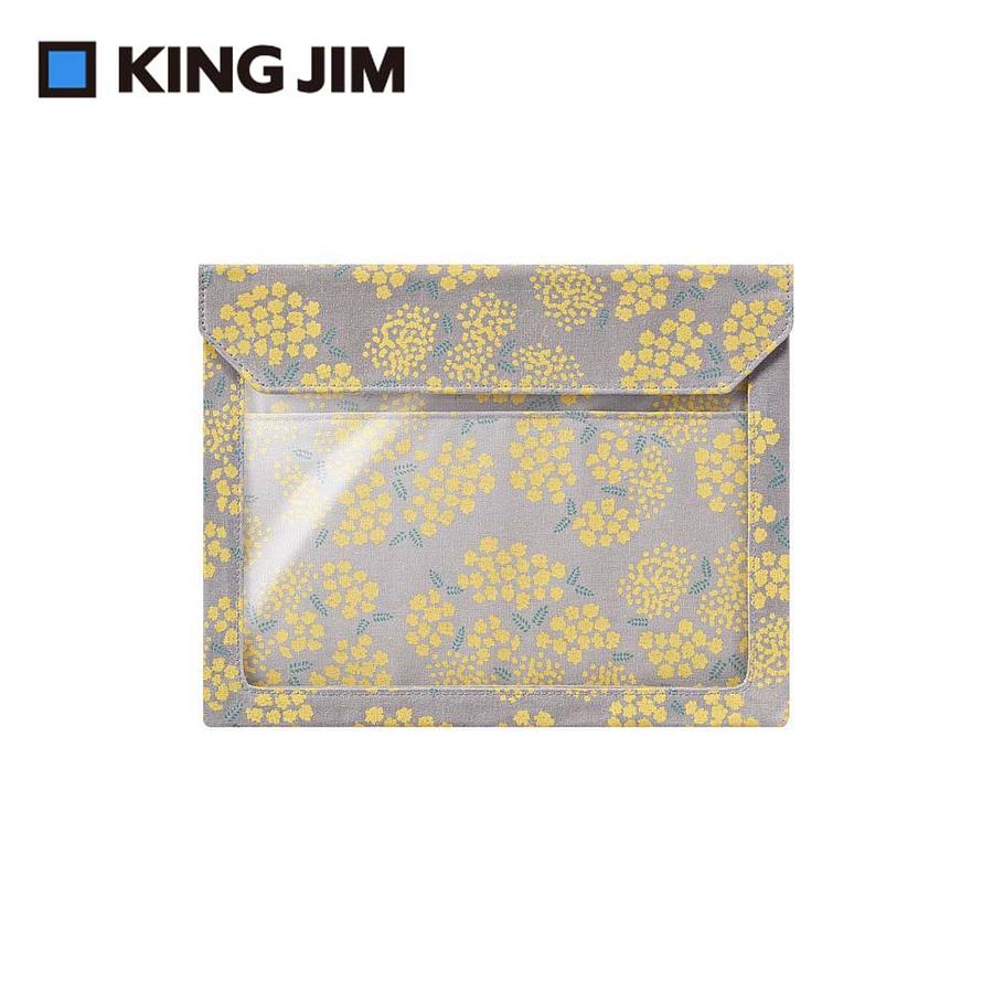 KING JIM FLATTY WORKS多用途帆布收納袋/ 金合歡限定款/ A5/ 5464-L101 eslite誠品