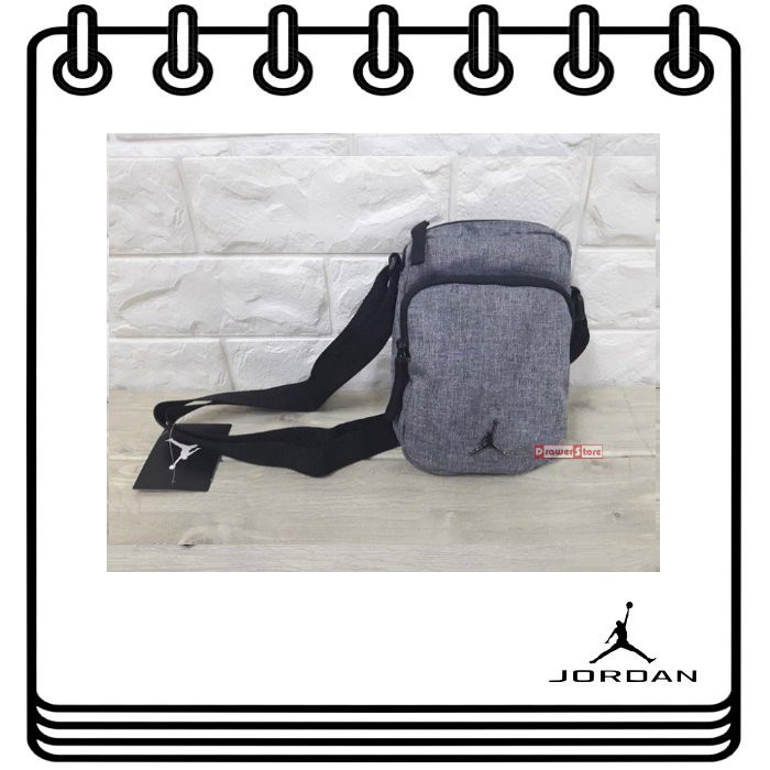 【Drawer】JORDAN FESTIVAL BAG 灰色 喬丹 側背包 腰包 包包 9A0070-GEH