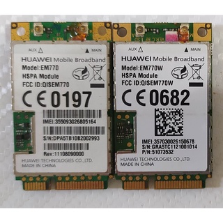 3G模組 HUAWEI EM730W/ EM770 Mini PCI 3G/3.5G 筆電行動網絡卡