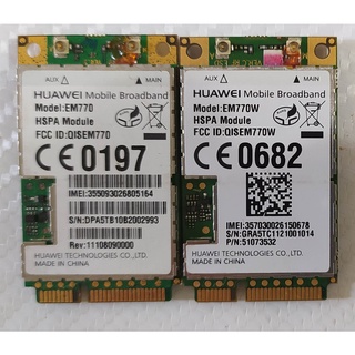 3G模組 HUAWEI EM730W/ EM770 Mini PCI 3G/3.5G 筆電行動網卡