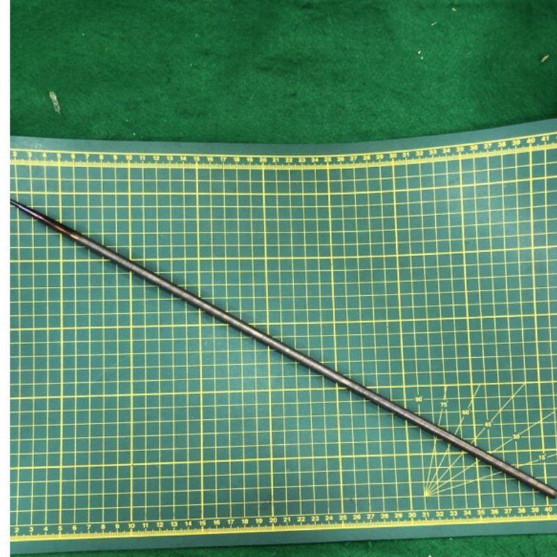 含税 彈簧鋼 45CM 直型 鉛線勾 綁鐵勾 7mm 粗 鐵線勾 鐵線勾  鉛線勾 電白 鐵線鉤
