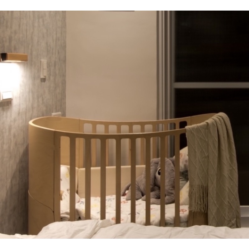 Leander 嬰兒成長床/水洗木色(二手）限自取（已出售）