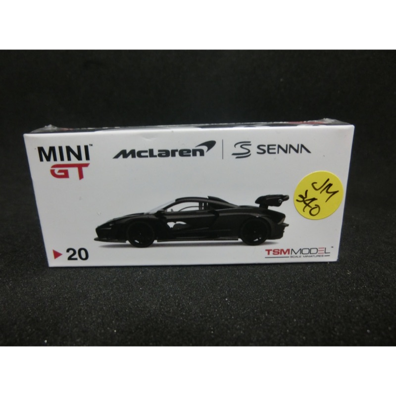 《中部經銷商》MINI GT 1/64 模型車 #20 senna