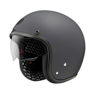 ∥益發安全帽_建國店∥ASTONE SP3-2 消光灰 復古 內墨片 4/3罩 安全帽 內櫬全可拆 贈鏡片