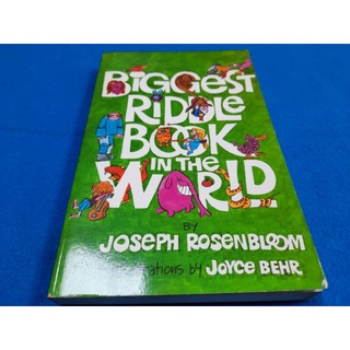 Biggest Riddle Book in the World/ Joseph Rosenbloom