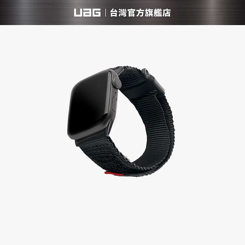 【UAG】Apple Watch 38/40/41mm 時尚錶帶-黑