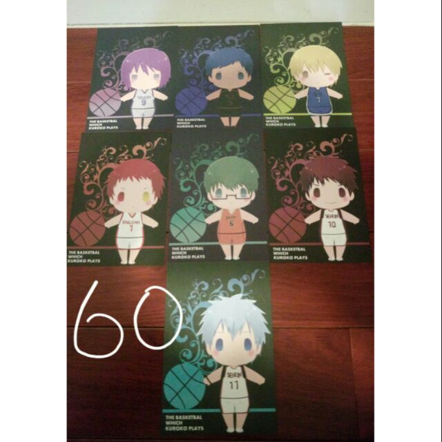 黑子的籃球影子籃球員家庭教師刀劍亂舞明信片書籤留言告知哪一張 蝦皮購物