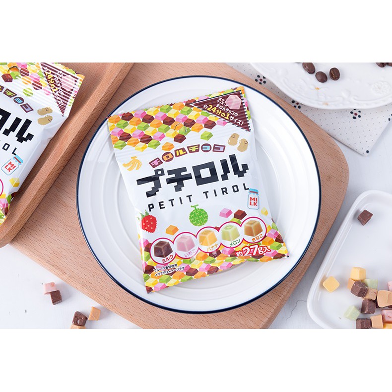 【日本代購 現貨】日本 TIROL-CHOCO 迷你巧克力 🔹 草莓 香蕉 牛奶 哈密瓜 花生巧克力 糖果 餅乾 小禮物