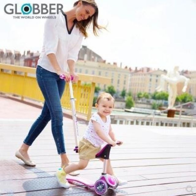Globber哥輪步🍭2019前檔升級款 五合一兒童滑板車/滑步車/學步車/平衡車