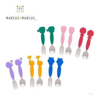 【加拿大MARCUS＆MARCUS 】動物樂園不鏽鋼叉匙餐具組(多款可選)