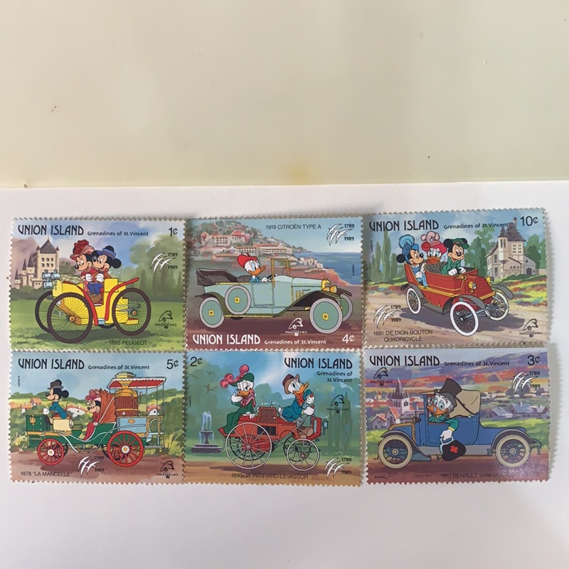🉐️迪士尼系列郵票～Disney/Union island