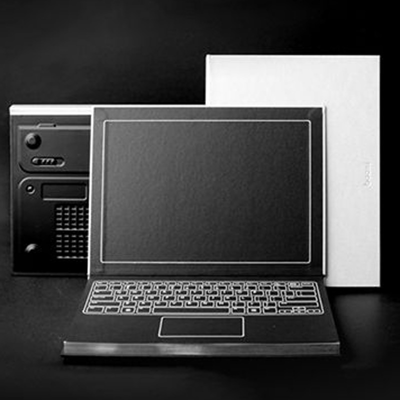 天晴設計 booxi│A Notebook 筆電造型筆記本 Laptop Notebook 《隨附精美禮袋》