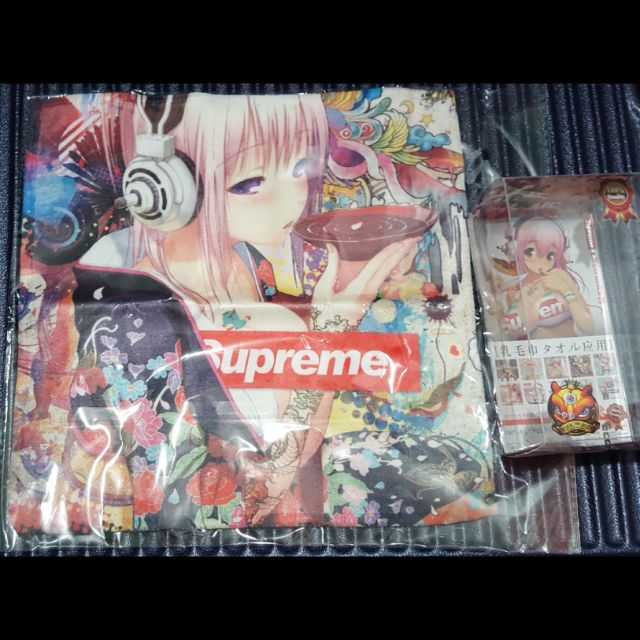 [WAY life] 超級索尼子 super sonico 方巾 supreme