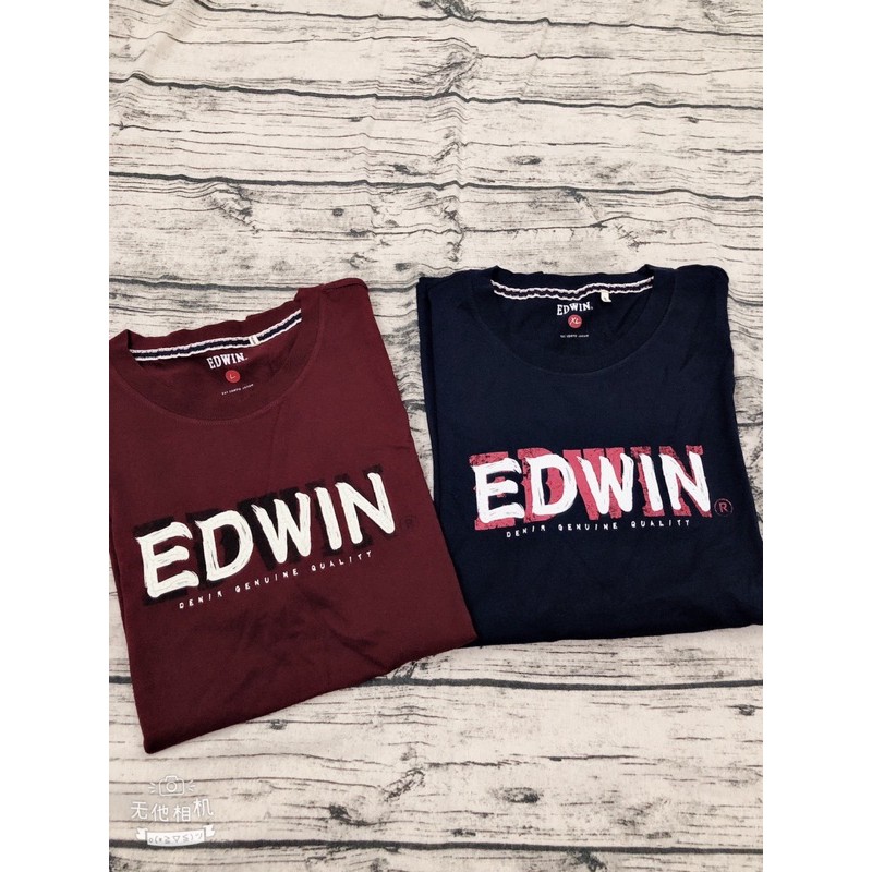 (正品代購）EDWIN 男生 經典限量款 立體刺繡大logo 短袖T恤