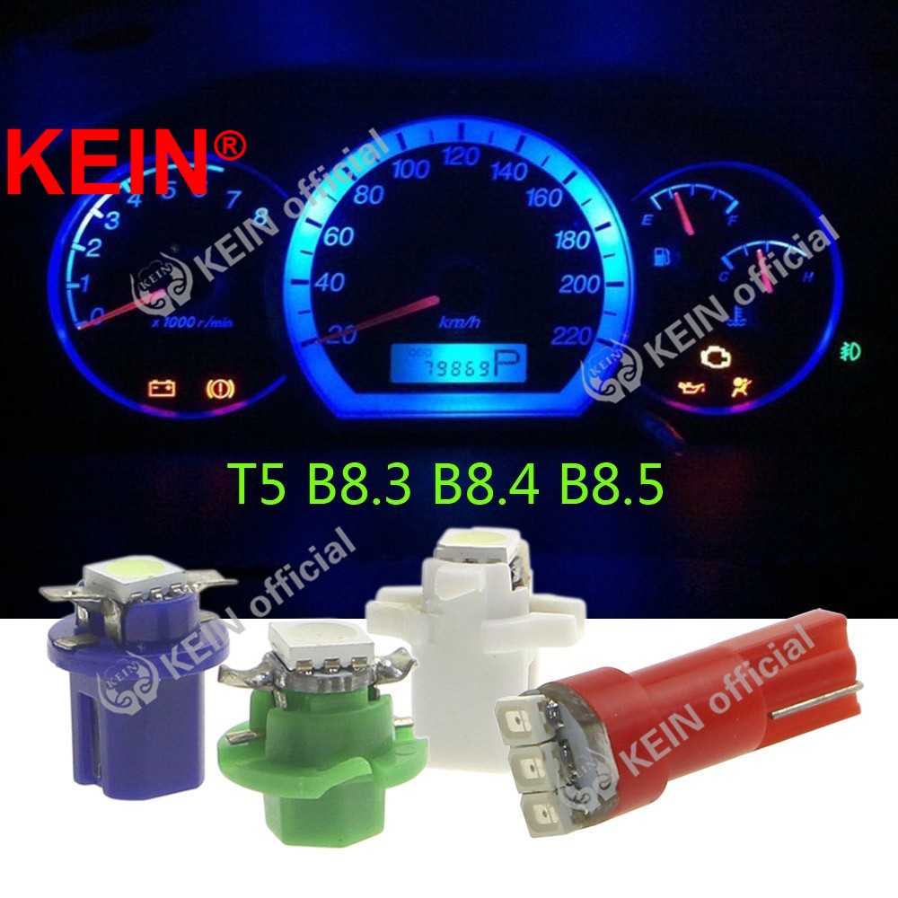 KEIN b8.5 T5 Led 電燈泡 B8.4 B8.3 Led 儀表燈 警示燈 指示燈 冷氣燈 藍 紅 冰藍 粉紫