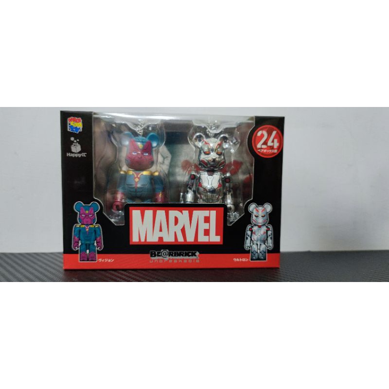 Marvel 庫柏力克熊 Happyくじ一番賞 be@rbrick marvel 幻視