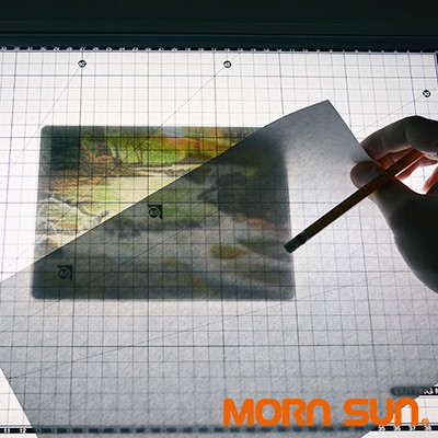 【A1透明切割墊】 公分格線 透明墊板 台灣製_MORNSUN