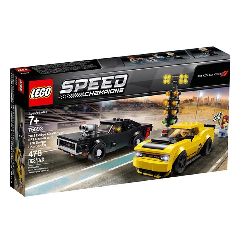 Home&amp;Brick 全新LEGO 75893 Dodge Challenger/Charger R/T