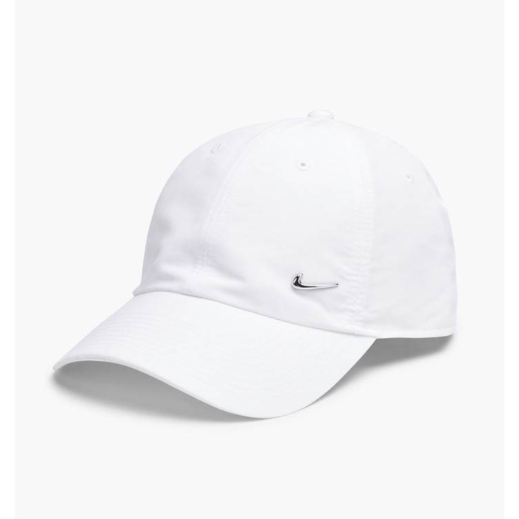【Haha Shop】全新 現貨 Nike Swoosh Cap 可調式 白 銀勾 老帽 340225-100