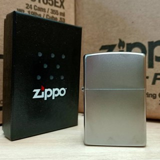 【附發票】美國 Zippo 打火機 正品 緞面鉻 磨砂觸感 型號205