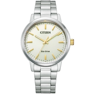CITIZEN 星辰 光動能簡約手錶-香檳金 BJ6541-58P