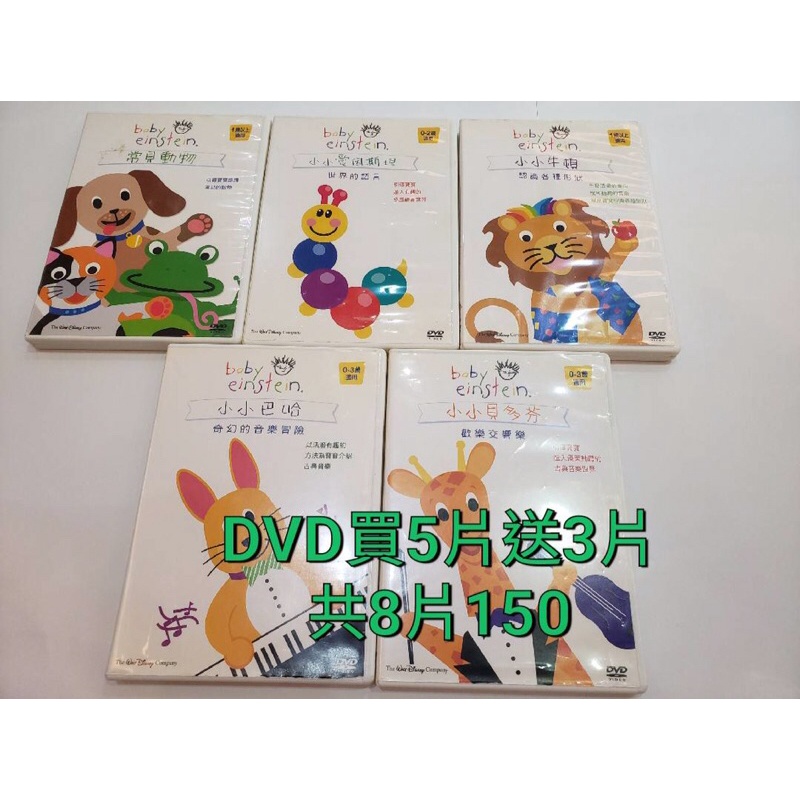 幼兒英文中文CD&amp;DVD二手 小瓢蟲 邦尼 ㄅㄆㄇ 小小愛因斯坦 baby Einsteins 故事