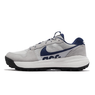 Nike 休閒鞋 ACG Lowcate 灰 藍 麂皮 戶外風格 男鞋 Outdoor 【ACS】 DM8019-004
