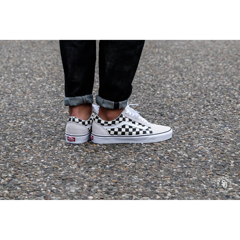 oversize checkerboard old skool