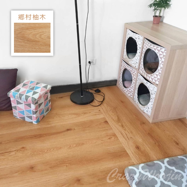 【❤️單片下單處❤️】免膠極厚防水LVT木紋地板 5mm厚度 新式免卡扣 PVC防水耐磨【單片請於此下單，運費需自理】