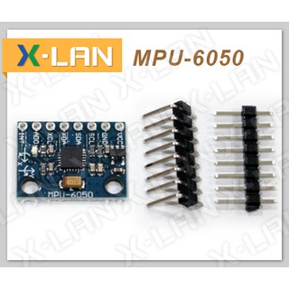 [X-LAN] GY-521 6軸 MPU 6050 模組 三軸陀螺儀 三軸加速度(送排針)