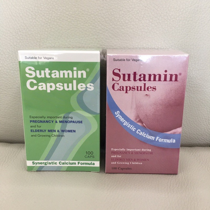 Sutamin 適安補 軟膠囊 鈣+卵磷脂 孕婦可用 100顆 美國原裝進口