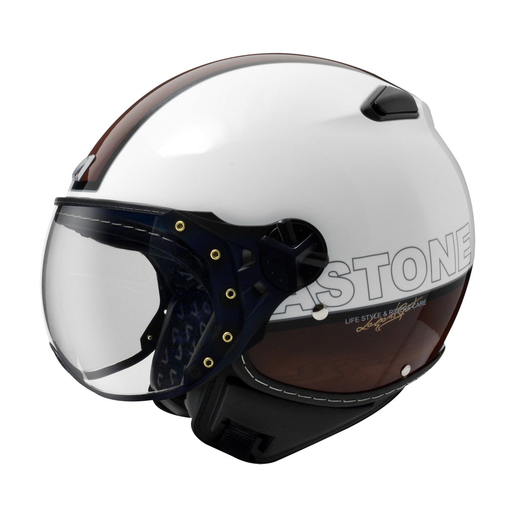 【ASTONE】KSS DD70(白黑) 3/4 半罩 安全帽 飛行帽