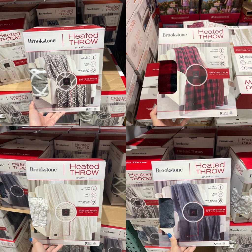 🙌迎接冬季 保暖神器搶先購✨美國好市多 Costco Brookstone 電熱毯 毯子