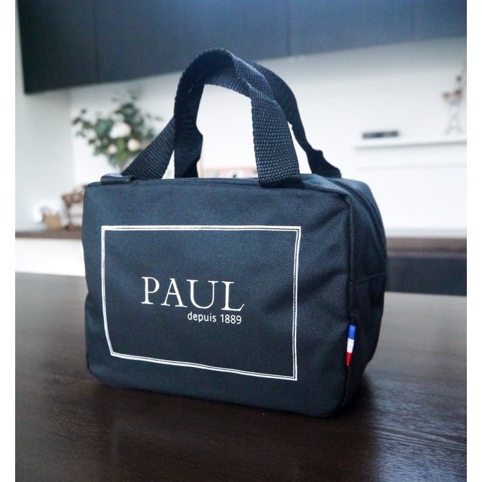 ♫狐狸日雜鋪♫日本雜誌附錄 法國 麵包品牌 PAUL 便當袋 托特包 保溫包 環保袋 購物袋 Z327