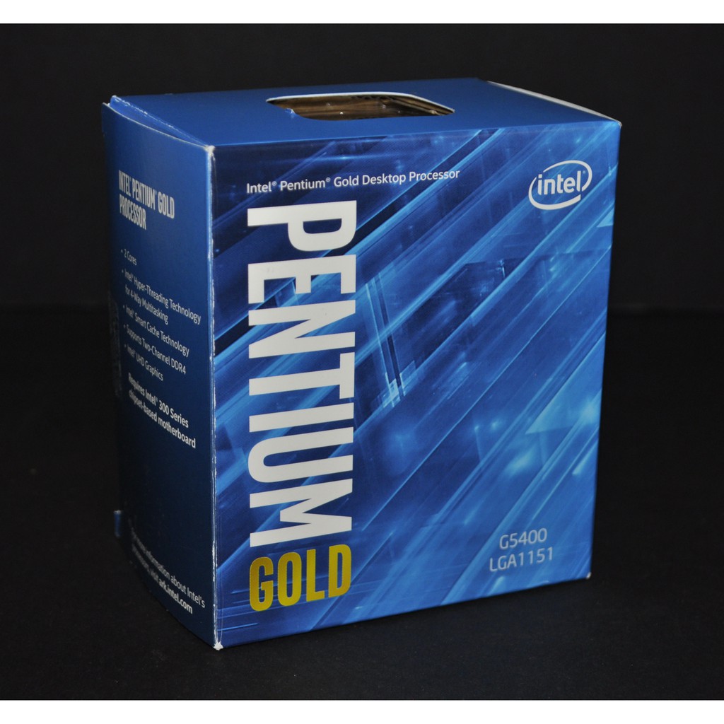 Pentium Gold G5400 (1151 3.7G) 原廠保至2023.12.3 非G5420 G5500