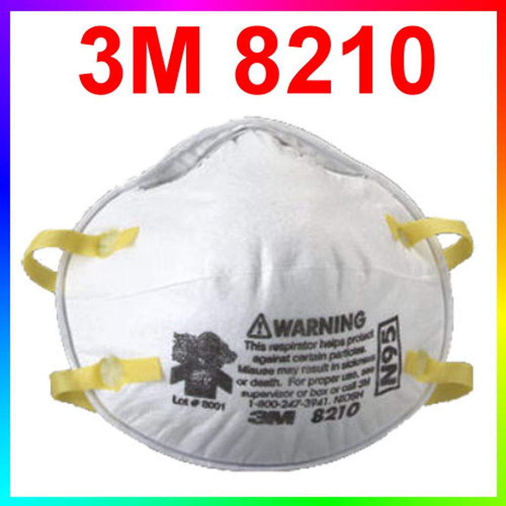 {CF舖}3M 8210 N95防塵口罩20個(PM2.5 N95口罩 防塵口罩 3M口罩 防毒面具口罩 霾害 霧霾)